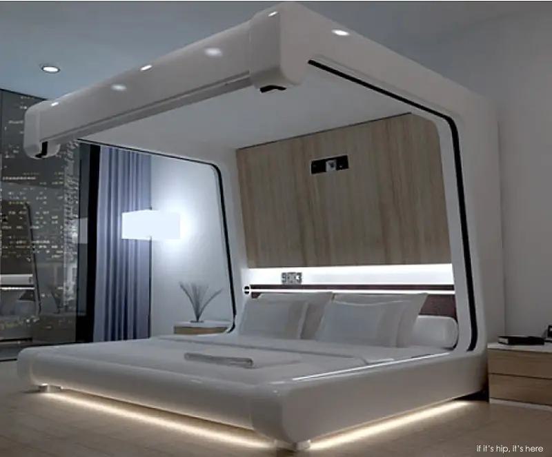Sleep like a roman god in somnus neu, a modern multimedia bed from ...