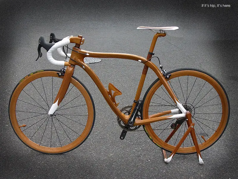 Luxury Racing Bikes Exquisitely Crafted of Mahogany Wood By Sueshiro