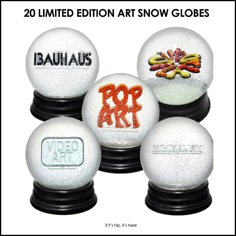 Twenty Limited Edition Snow Globes by Ligorano/Reese Celebrate the