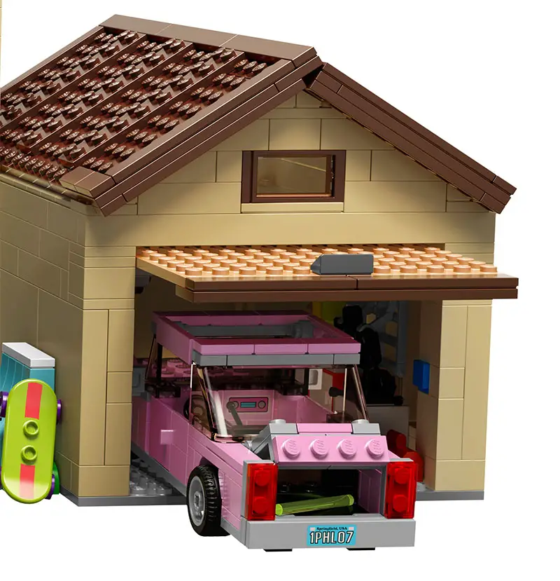 lego house with garage