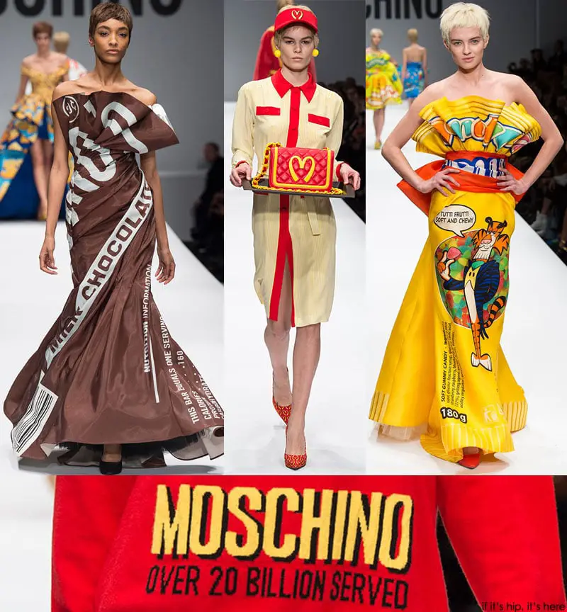 Fashion You Can Sink Your Teeth Into. Moschino's 2014 Flavorful Fall