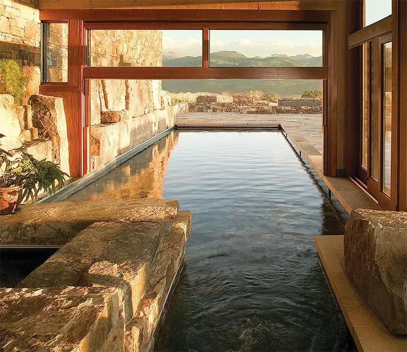 Luxurious Mountain Home in Colorado With Indoor/Outdoor Pool if it's