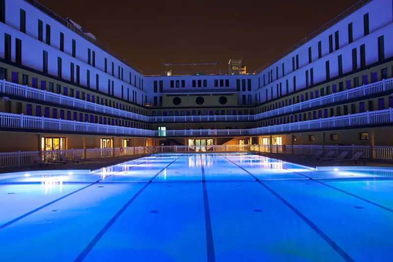 Molitor pool at night IIHIH