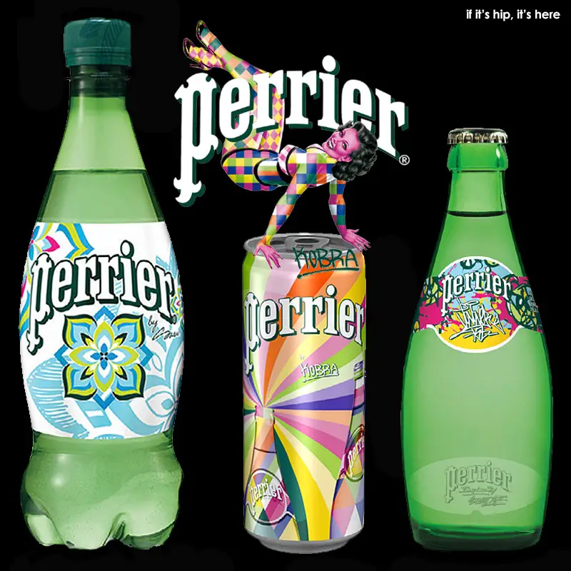 The Perrier Street Art Limited Edition Collection of Bottles and Cans