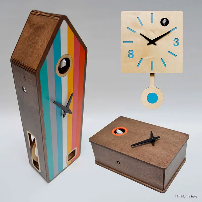 Pedro Mealha Makes Marvelous Modern Cuckoo Clocks - if itu0027s hip, itu0027s here