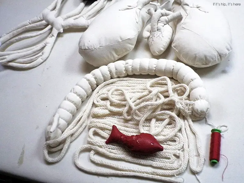 Textile Artist and Costume Designer Collaborate on The Anatomy Chair