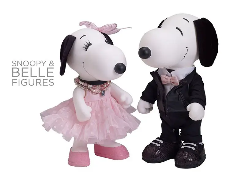 new official snoopy & belle dolls