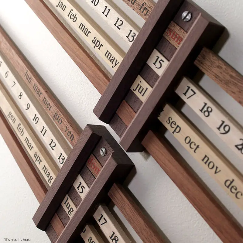 16 Designer Perpetual Calendars That Are Timeless. - if it's hip, it's here