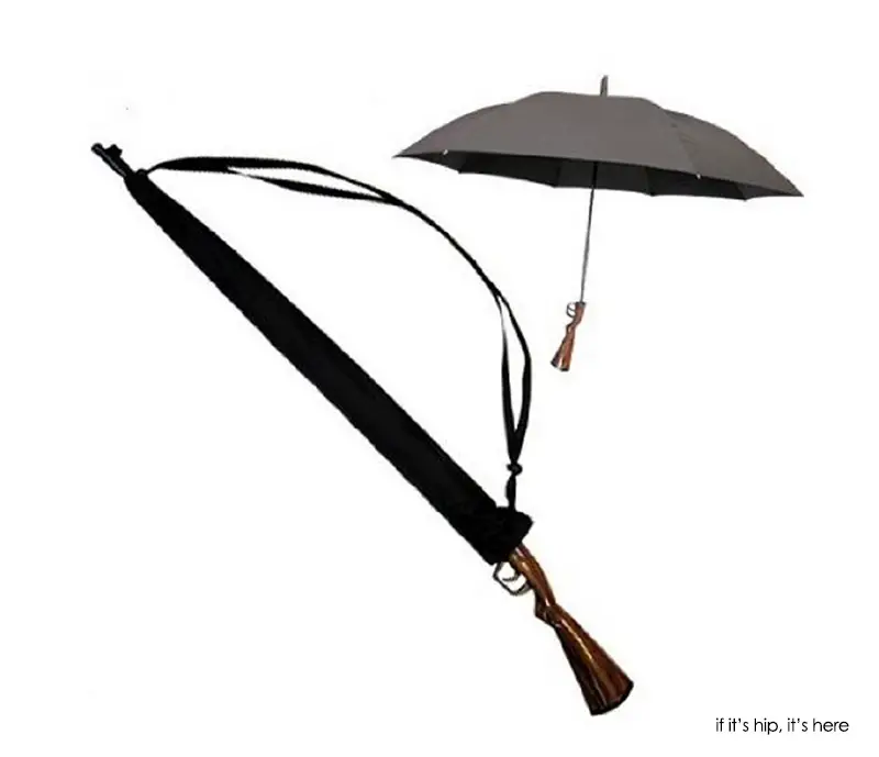 Rifle Umbrellas From Luxury To Novelty if it's hip, it's here