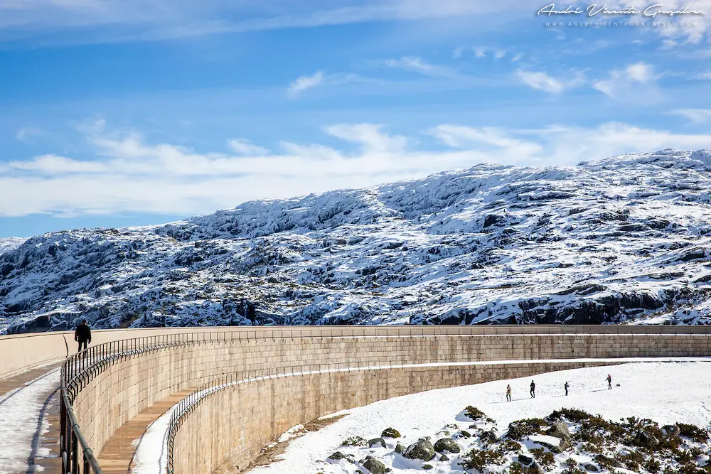 Manmade Spillway Looks Like A Waterfall Inside A Lake. if it's hip