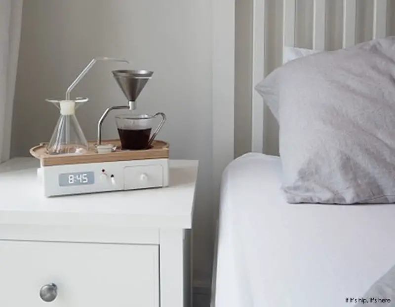 The Barisieur Alarm Clock Combo Coffee Maker Tea Maker