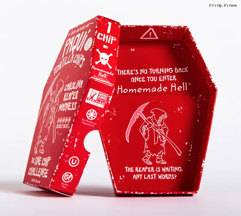 The Carolina Reaper Madness Chip by Paqui Tortilla Chips