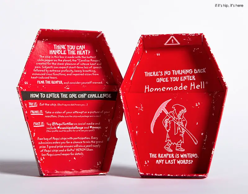 The Carolina Reaper Madness Chip by Paqui Tortilla Chips