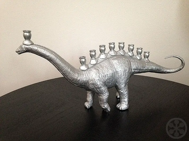 Dinosaur Menorahs Keep The Chanukah Tradition From Going Extinct