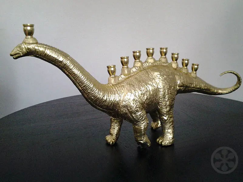 Dinosaur Menorahs Keep The Chanukah Tradition From Going Extinct