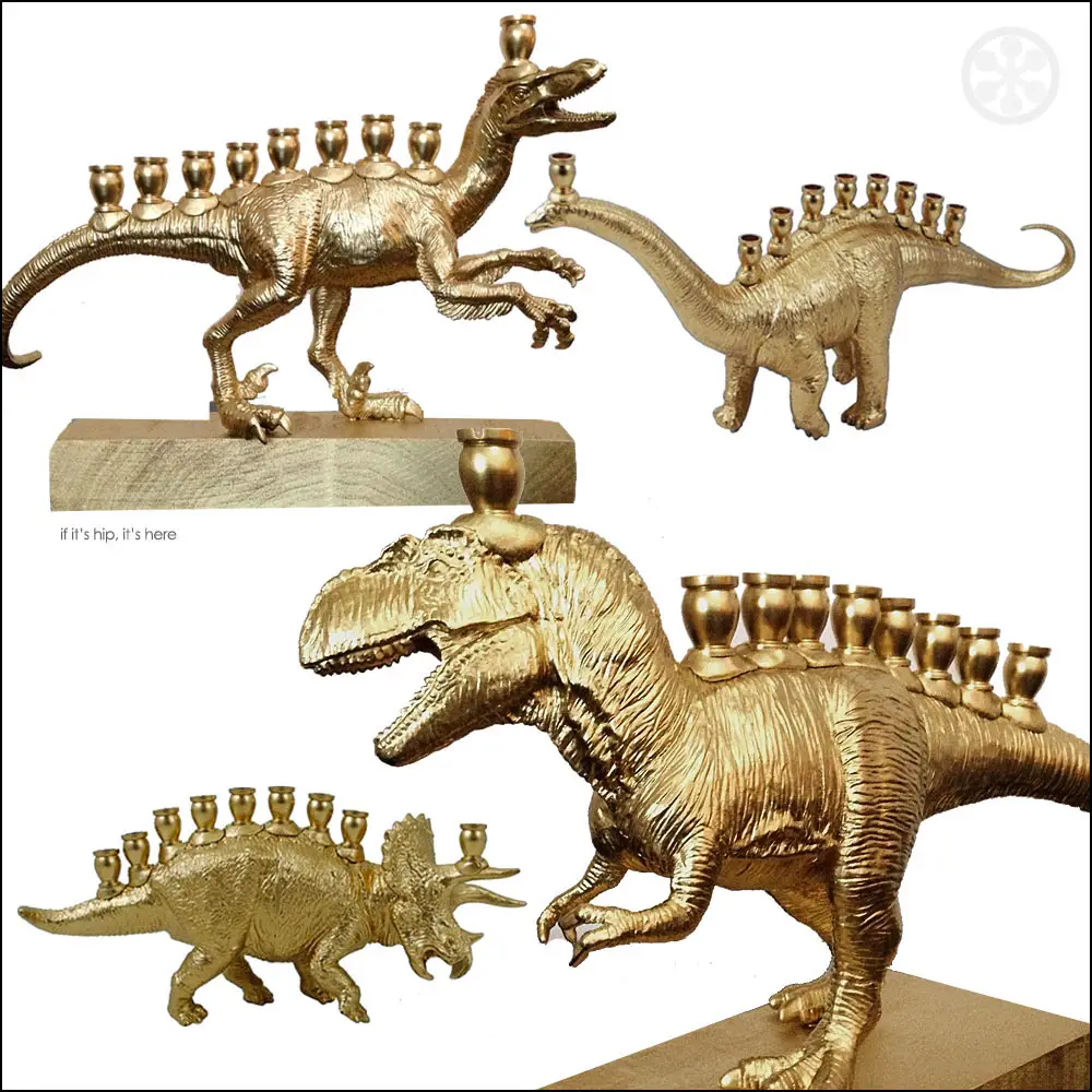 Dinosaur Menorahs Keep The Chanukah Tradition From Going Extinct