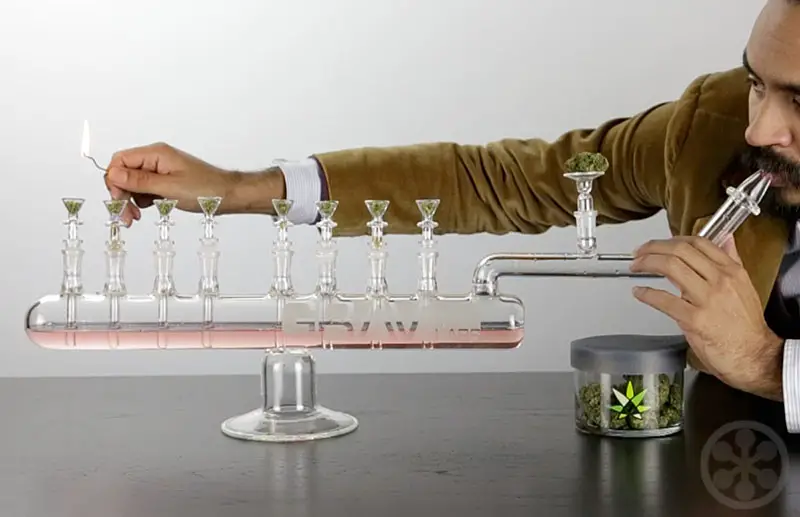 The GRAV Menorah Bong Gets Redesigned For Chanukah, er Chronikkah