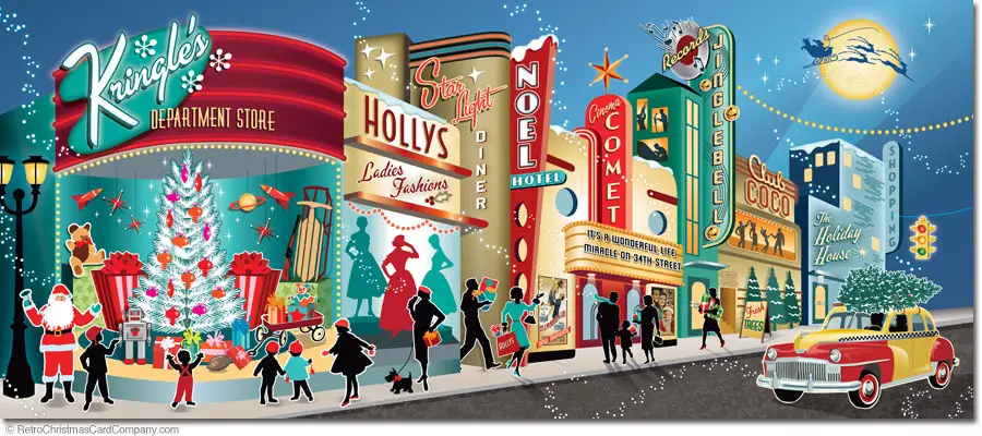 Retro Style Christmas Decorations Retro Style Christmas Decorations