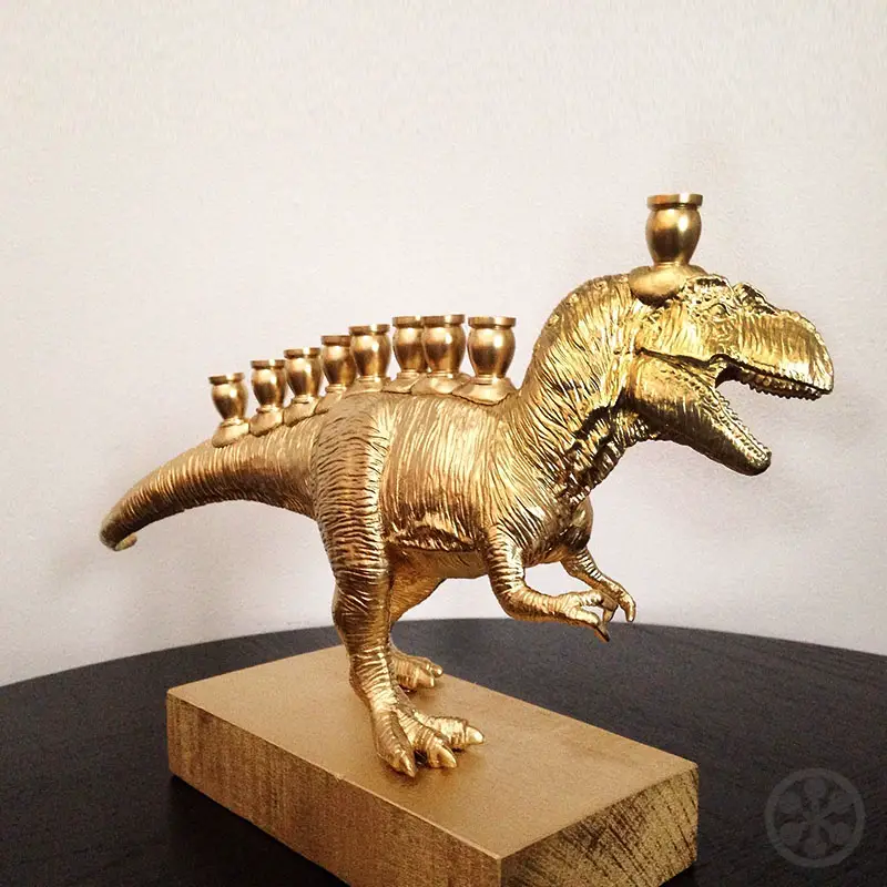 Dinosaur Menorahs Keep The Chanukah Tradition From Going Extinct