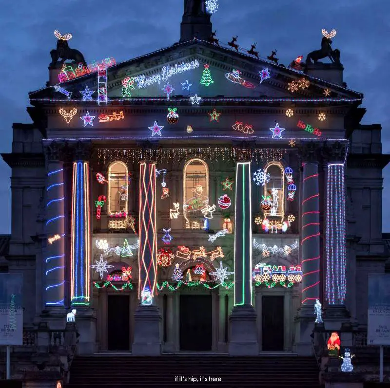 Tate Britian Goes Old School With OffTheShelf Christmas Decorations