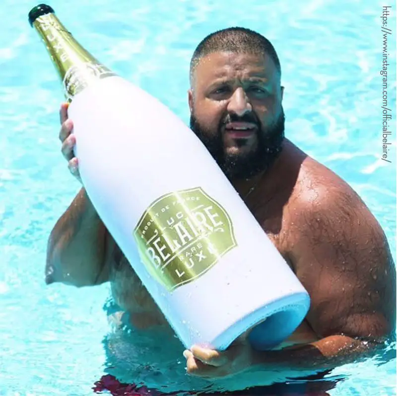 Rick Ross, DJ Khaled and Steve Aoki Belaire Bottles
