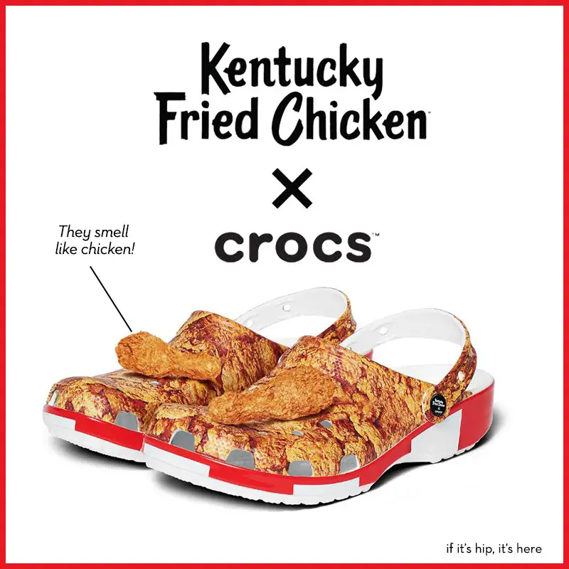 kfc crocs smell like chicken