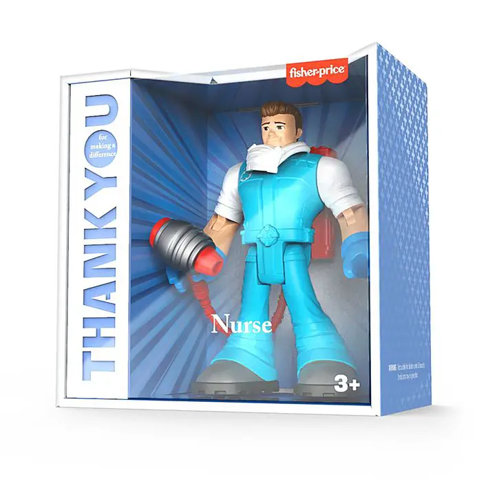 male nurse action figure