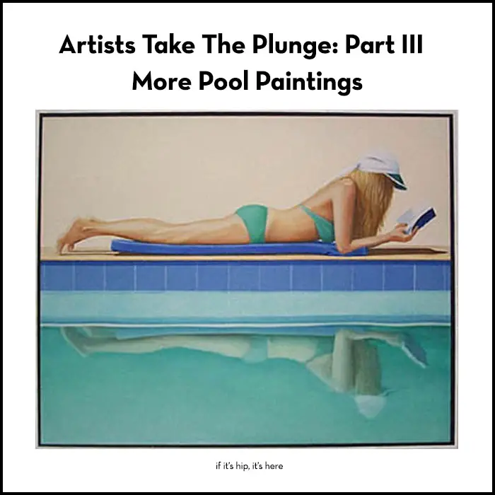 Paintings of People in Pools