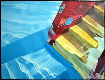 pool paintings
