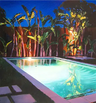 pool paintings