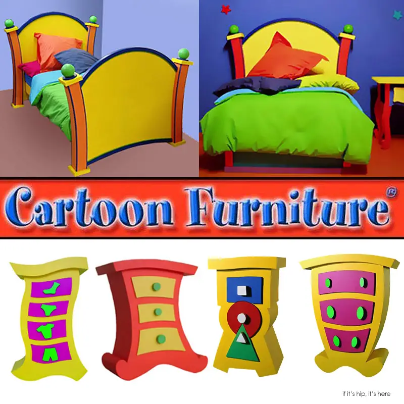 Judson Beaumont's "Cartoon" Furniture. Furniture Filled With Whimsy & Straightline Designs. If