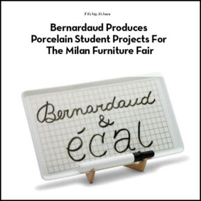 Student Projects in Porcelain. Manufactured by Bernardaud.