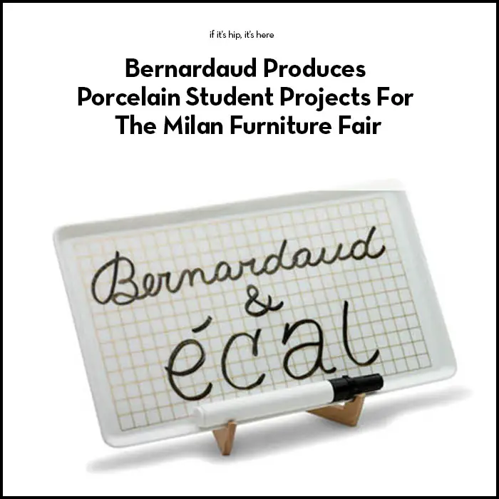 Read more about the article Student Projects in Porcelain. Manufactured by Bernardaud.