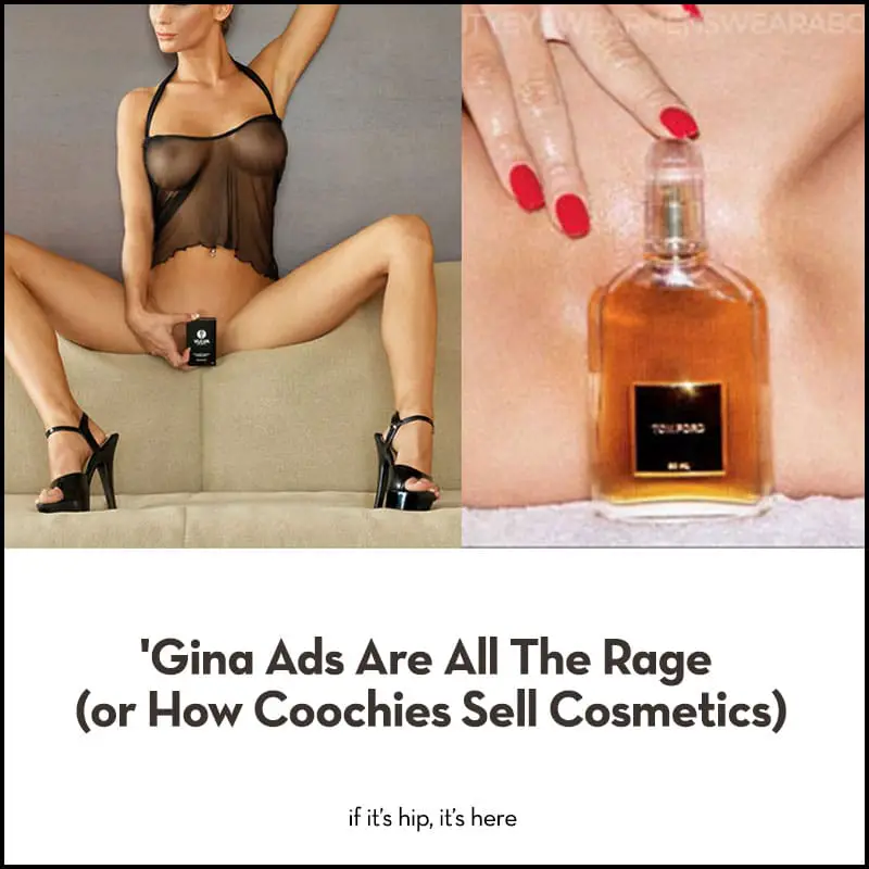 using women's vaginas to sell men's fragrance