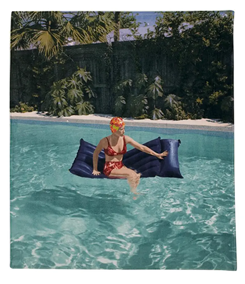 Cindy Sherman's Woman In Pool beach towel