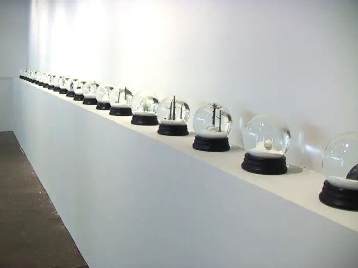 Installation Viewof "Travelers" at PPOW Gallery, 2003