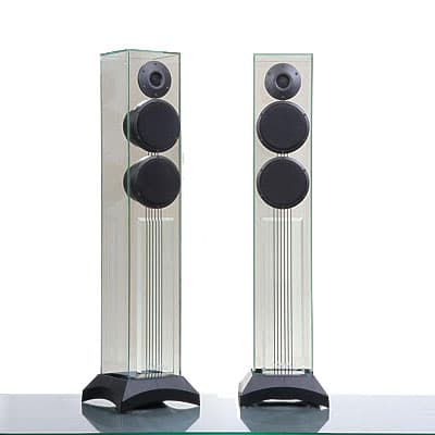 Waterfall audio glass speakers