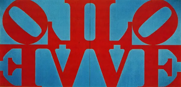 robert indiana, IMPERIAL LOVE, 1966