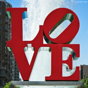 The Art of Robert Indiana & Alexandar Girard Are The Love & Heart Of Design. Literally.