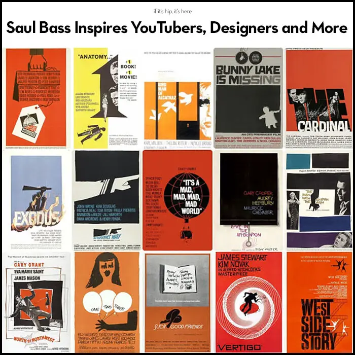 Read more about the article Designer Saul Bass Inspires YouTubers, Designers and More.