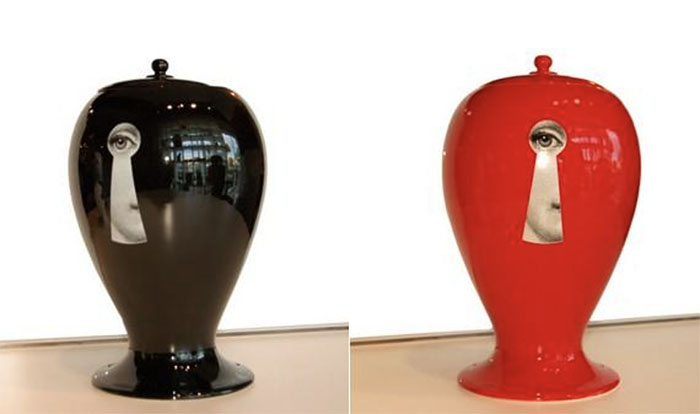 fornasetti bitossi ceramic vases