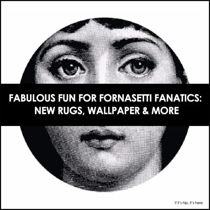 Read more about the article Fabulous Fun For Fornasetti Fanatics: New Rugs, Wallpaper & More