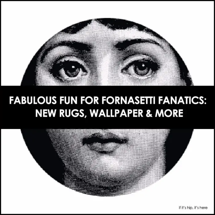 Vintage Piero Fornasetti Display Plate, Barney's New York Collection