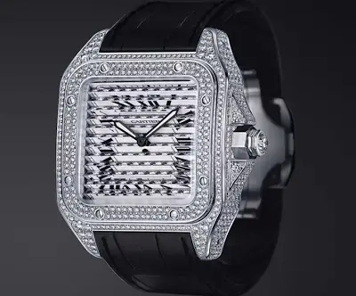 cartier santos 3d tiger