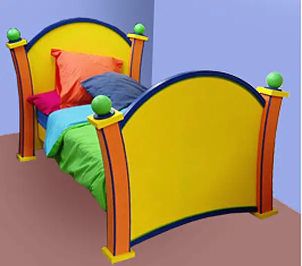 cartoon furniture Dr. Seuss bed