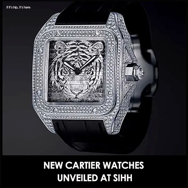 Read more about the article Cartier Watches Unveiled at SIHH: Including the 3D Santos Triple 100 and Le Cirque Animalia
