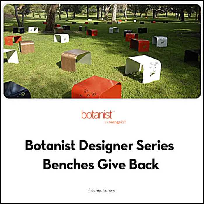 Read more about the article Botanist Designer Series Benches Give Back