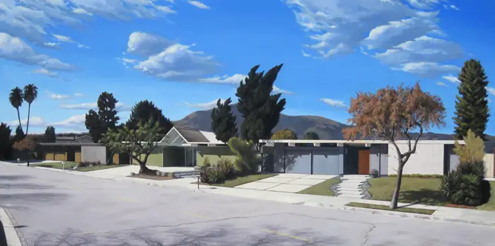 paintings of eichler homes