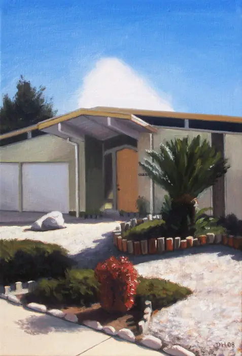 paintings of eichler homes