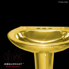 Jemal Wright Bath Designs: For Those Who Like A Bold or Blingy Bathroom